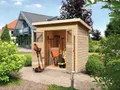 Gartenhaus Gerätehaus Holzhaus Geräteschuppen Garten Holz 14mm naturbelassen
