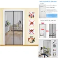 Fliegengitter Balkontür Magnet 120x220cm Dicht Vorhang