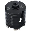 BTEC Diamanttrockenbohrer Diamant Dosensenker M16-Aufnahme 80mm 82mm,5 Segmente Schlitzen, Ø 82 mm Ø 82 mm
