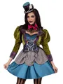 Leg Avenue Damen - Deluxe Mad Hatter Kostüm, Größe M (EUR 38)