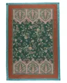 Bassetti Plaid INDIAN ROSES | V1 Grün 135 x 190