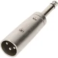 Goobay - Xlr-adapter, Aux-klinke 6,35 Mm, Mono-stecker Zu Xlr-stecker, 1x Xlr-stecker (3-polig) 1x 6,35-mm-klinkenstecker (2-polig, Mono).