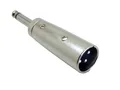 XLR Adapter, 6,35 mm mono Klinkenstecker auf 3-polig Mikrofon XLR-Stecker
