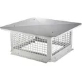 VEVOR Edelstahl Schornsteinabdeckung Kaminhaube Kaminabdeckung 582x582x245mm