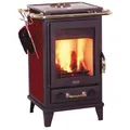 FIREPLACE Kaminofen "Florenz", rot, Keramik, 7 kW - schwarz