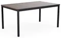 Keter Signature Porto Tisch 160 cm Eschenholz und Schwarz Stahl