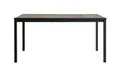 Keter Signature Porto Gartentisch – 160 cm, 6 Personen, wetterfest, Ashwood/Schw