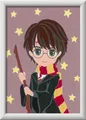 Ravensburger CreArt 29296 - Harry - Malen nach Zahlen Harry Potter für Kinder ab 7 Jahre, Malset mit Rahmen, Pinsel und Acrylfarben, Geschenk für Mädchen und Jungen