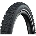 Schwalbe Fahrradreifen Schwalbe Reifen Smart Sam Cargo 20x2.35" 60-406 schwarz-Reflex E-50, (1-tlg), mit Reflexstreifen schwarz