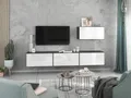 moebel-dich-auf Wohnwand VARIANTO 4, (4- teilig., besteht aus 4x Schrank mit Klappe), MDF Fronten tiefgezogen, Softclose