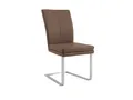 Niehoff MĂ¶bel Indoor Niehoff Colorado Schwingstuhl Gestell Edelstahl flach, Microfaser Atlantis Havanna braun 4051781873662