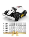 Mammotion Rasenmähroboter LUBA Mini AWD 1500, bis 1500 m² Rasenfläche, (Max. 1800 m², mit 24Pcs Klingen, 4G-Modul), NetRTK+Vision, 80% Steigung, Mähroboter ohne Begrenzungskabel