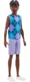 Barbie Fashionistas Style Ken Doll #253 with Brown Hair, Wearing Lav (US IMPORT)