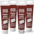 4x 100g TUBE LIQUI MOLY KUPFERPASTE MONTAGEPASTE FETT BREMSENPASTE KUPFERFETT
