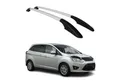 OMAC Dachträger Aluminium Dachreling für Ford C-Max 2010-2019 Silber 2x (2-St), Rostbeständig, Einfache Montage, Korrosionsbeständig