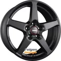 Momo Five black matt 7x17 ET45 - LK5/112 ML72.3 Alufelge schwarz