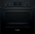 Bosch Einbau-Backofen HBF133BA1 Serie 2 | 3D Heißluft | 66 l | 5 Heizarten | Eco Clean | Energieklasse A | Schwarz, A (Spektrum:  bis D)