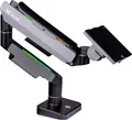 Thermaltake Monitorhalterung GEA Single RGB Gaming Monitor Arm Black 1 Display(s) 124,5cm (49") Grau, Schwarz