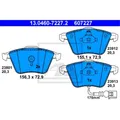 ATE Bremsbeläge 13.0460-7227.2 Bremsklötze für VW Golf VI 5K1