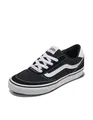 Vans Damen Brooklyn Ls Sneaker, Suede/Canvas Black/White, 36 EU