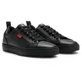 HUGO Morrie Tenn Sneaker, Halbschuh, Freizeitsneaker, Schnürschuh in schmaler Form schwarz 44 EU