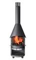 Garten-Grillkamin "Fuego" Ø70 x (H)226 cm Stahl