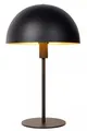 Tischlampe Nachttisch Schwarz rund Ø40 cm E14 Industrial Tischleuchte Wohnzimmer