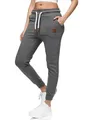 REPUBLIX Damen Jogginghose Jogger Sporthose Jogging Sweat Pants RD-027 Anthrazit XL