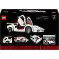 LEGO Icons Lamborghini Countach 5000 Quattrovalvole, Modellauto, Geschenk für Erwachsene, Bauset zum Sammeln, Sammlerstück Modell mit Scherentür... - Silber