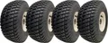 15x6.00-6 Rasenmäherräder Reifen auf Felgen montiert 20mm Lager (4er Set)