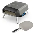 TEFAL Pizzaofen "Pizza Pronto, kompakter Gaspizzaofen für Zuhause, schnelles Vorheizen", schwarz
