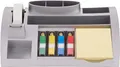 Post-it Tisch-Organizer mit Notes, Haftstreifen Index und Scotch Magic Klebeband, 265 × 168 × 68 mm, Silber