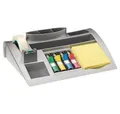 Post-it® Notizzettel Post-it Schreibtischorganizer gefüllt silber