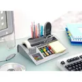 Post-it Schreibtisch-Organizer C50 silber ABS-Kunststoff 7 Fächer