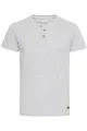 !Solid Volker Herren T-Shirt Kurzarm Shirt Mit Grandad-Ausschnitt, Größe:L, Farbe:Light Grey Melange (8242)
