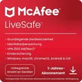 McAfee LiveSafe, unlimitierte Geräte - 1 Jahr, Download