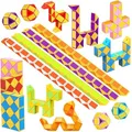 WEARXI Mitgebsel Kindergeburtstag, 20er 24 Blöcke Magische Schlange, Kleine Geschenke für Kinder, Mitbringsel Kindergeburtstag Gastgeschenke Give Aways Kindergeburtstag Gastgeschenk Kindergeburtstag