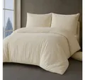 Malika Bettwäsche 200x200 + 2x 80x80 cm Cashmere Touch Bettwäsche, atmungsaktiv, Für Allergiker geeignet, pflegeleicht, angenehm weicher Stoff