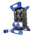 CET Caravan-Verteilerstation, mit 4 Schutzkontaktsteckdosen und 2 CEE-Steckdosen
