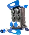 CET Caravan-Verteilerstation, mit 4 Schutzkontaktsteckdosen und 2 CEE-Steckdosen