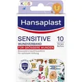 2x HANSAPLAST Kids Pflasterstrips sensitive 6x7 cm 10 ST
