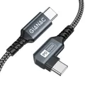 100W USB C auf USB C Kabel 2M,90 Grad Schnellladekabel USB C PD 5A USB Typ C ...