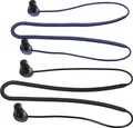 kwmobile 2x Halteband kompatibel mit Samsung Galaxy Buds Pro Headphones - Kopfhörer Halter Band Strap in Schwarz Blau