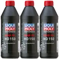 3x LIQUI MOLY 3822 Motorbike Gear Oil HD 150 Motorrad Getriebeöl vollsynth 1L