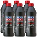 6x LIQUI MOLY 3822 Motorbike Gear Oil HD 150 Motorrad Getriebeöl vollsynth 1L