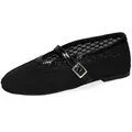 Melvin & Hamilton Emily 2 Textil-Ballerinas für Damen Ballerina Flache Absätze schwarz 37 EU