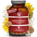 QIDOSHA Astragalosid IV Kapseln - Astragalus-Wurzelextrakt mit Piperin Kapseln, Tragant-Wurzel-Pulver, 100% naturrein ohne Zusätze, Tragacantha Membranaceus Wurzelpulver à 90 St., 57.6 g
