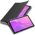 Cadorabo Hülle kompatibel mit Huawei MatePad T 10 (9.7 Zoll) T 10s (10.1 Zoll) Tablethülle ohne Auto Wake Up aus Kunst Leder Cover Hülle für MatePad T 10 (9.7 Zoll) T 10s (10.1 Zoll) Tasche in Schwarz