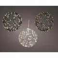 Kugel LED 15cm sort