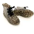 Kinder Gummistiefel Schnürboots Mädchen Herbst Stiefeletten Stiefel Boots Typ880 Leopard 32 - 32